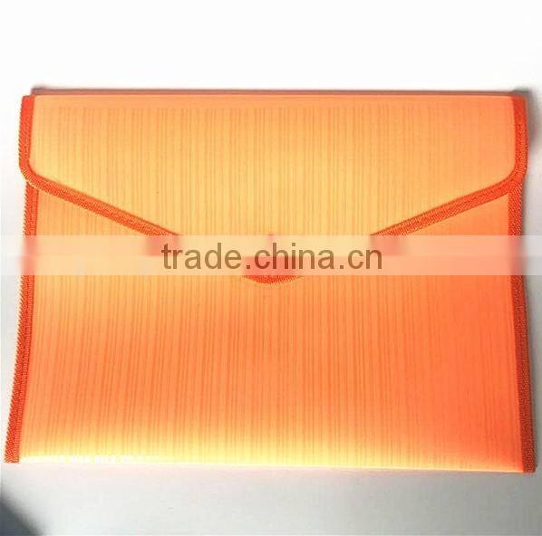 2016 New Fashion Factory Price A4, A5 File Pocket with Button