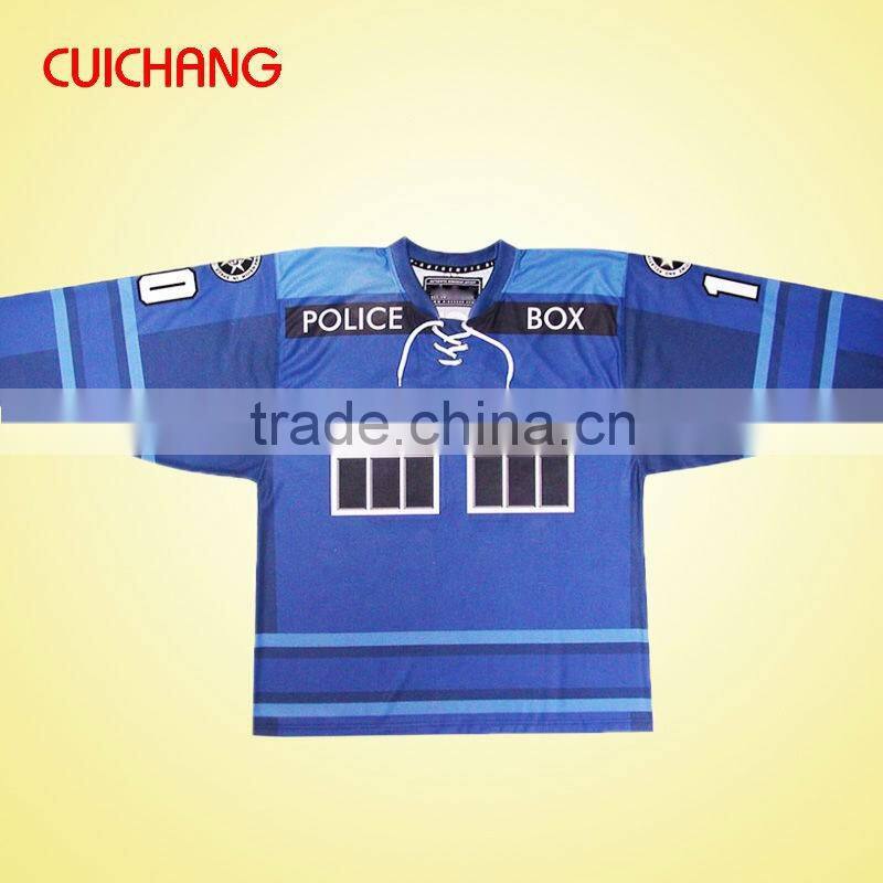 Custom reversible sublimation team ice hockey jerseys