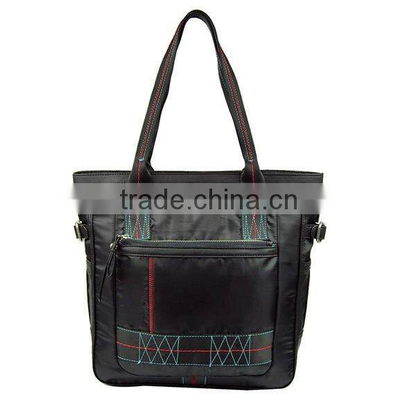L-1809-2013 New arrival fashion nylon handbag white tote hand bag formal bags for women
