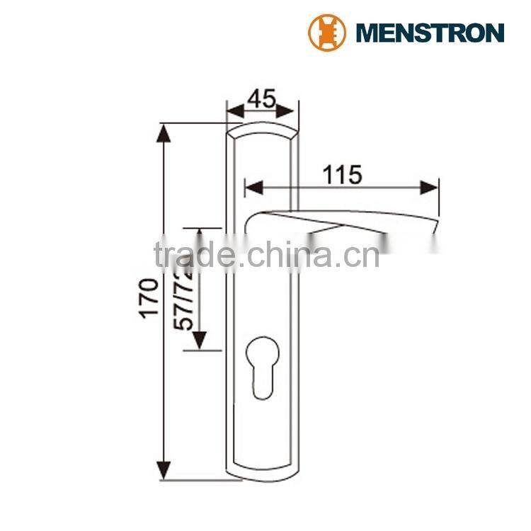 security cylinder lock Size 170 x 45 mm door lock