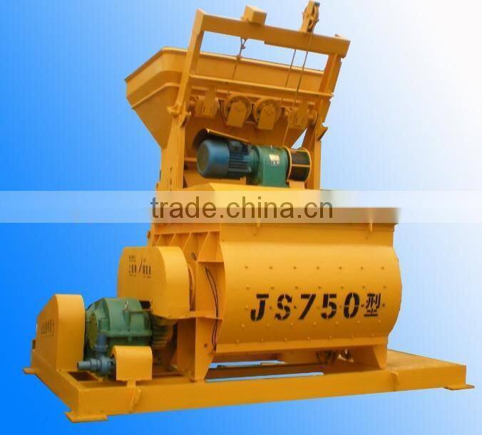 Concrete mixer JS750 mini concrete batching plant JS concrete mixer