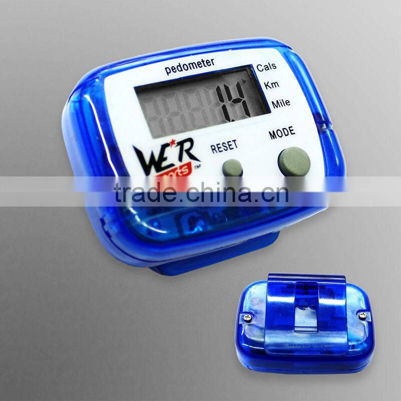 Multi Function LCD Pedometer Walking Step Calorie Distance Counter "We R Sports"