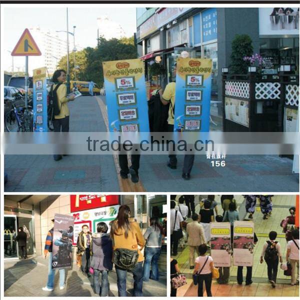 Hot advertising backpack banner