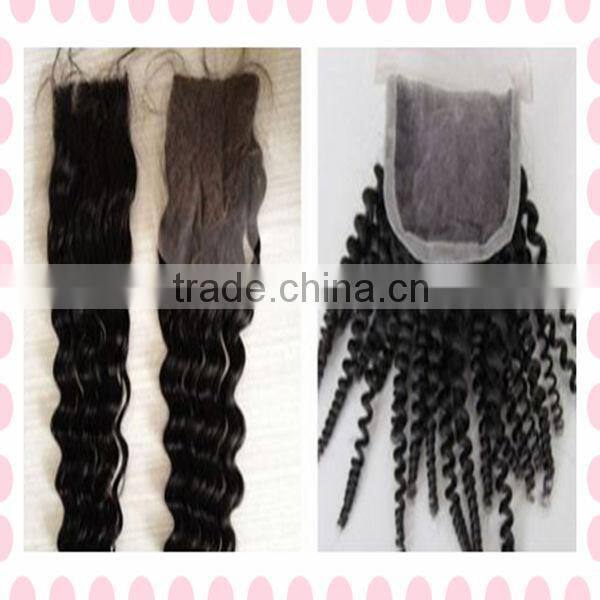 Made in china brazilian hair closures blonde hair closure piece
