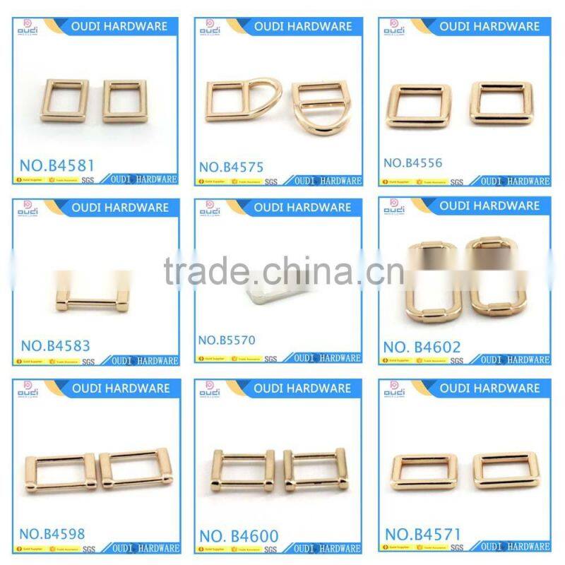 Rectangle buckles designed for shoe decoration parts metal buckles