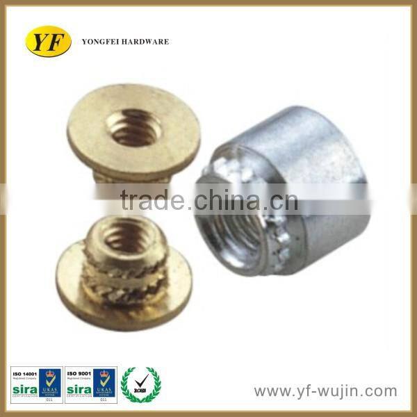 China Supply Custom Factory Turning Knurled Nut Inserts