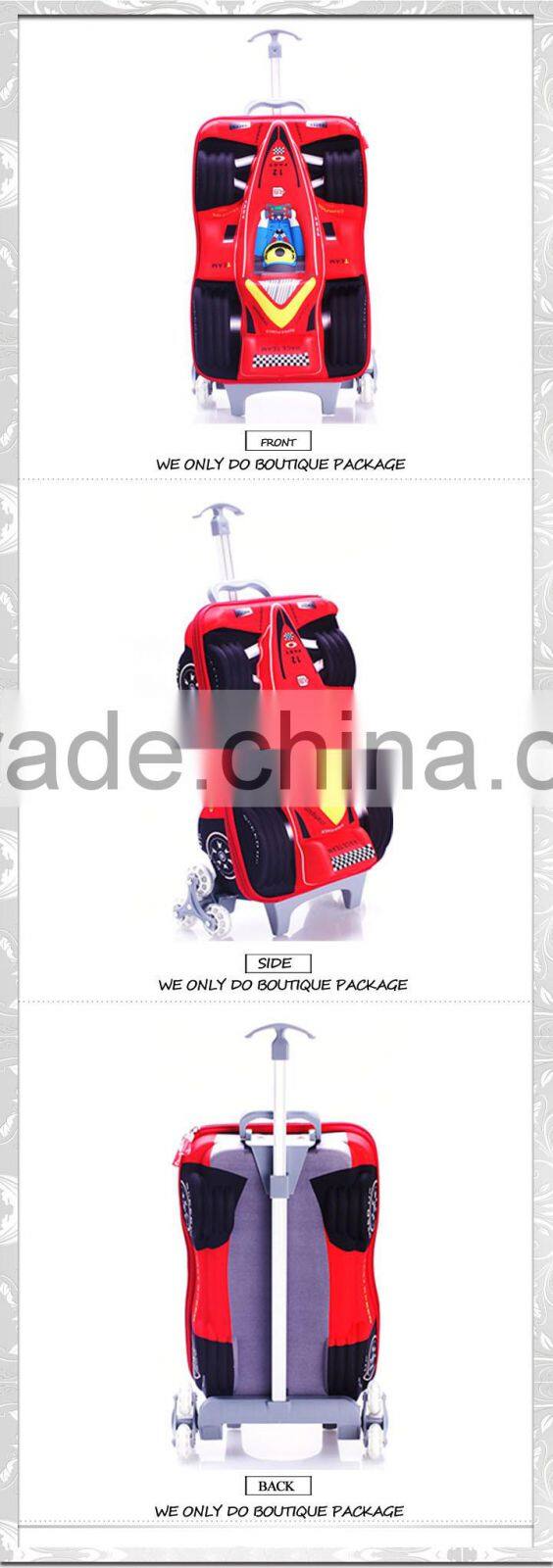 Cartoon Cute Kids 3 wheels trolley bag