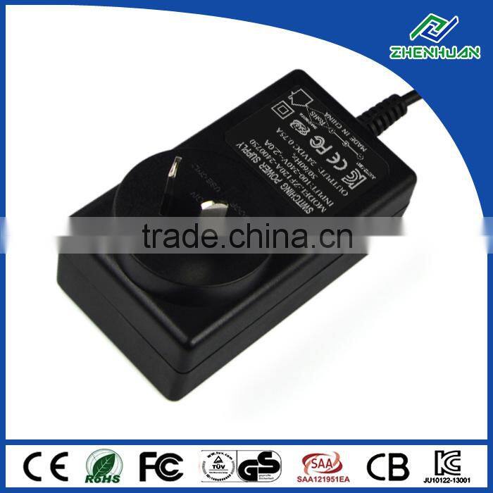 Linear Power Supply 24V 0.75A Adapter For Portable DVD With AU Plug