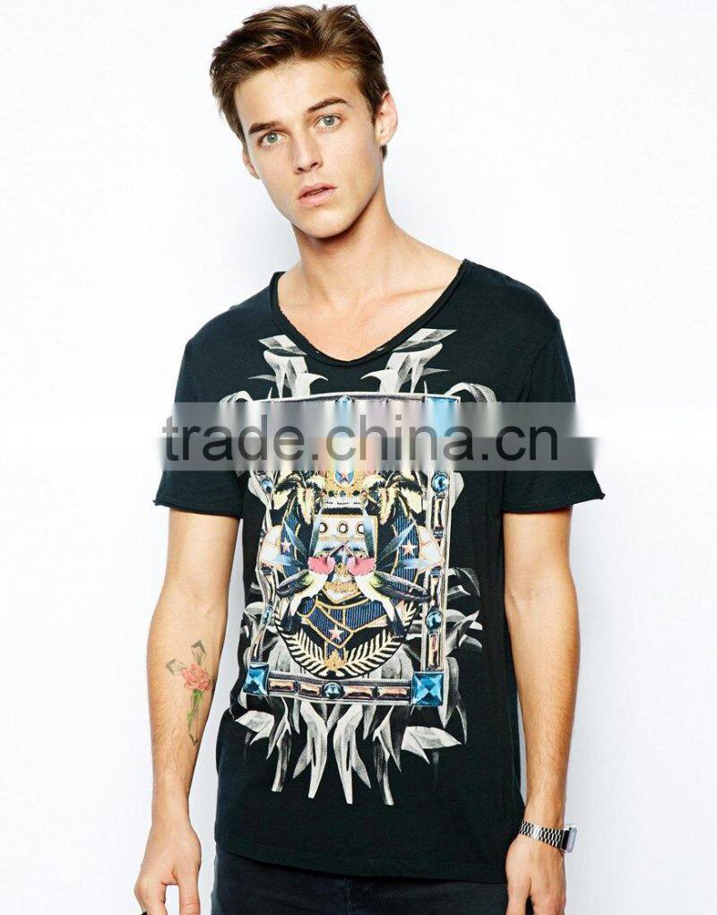 Polo Shirt :Self Fabrics Collar Polo Shirt