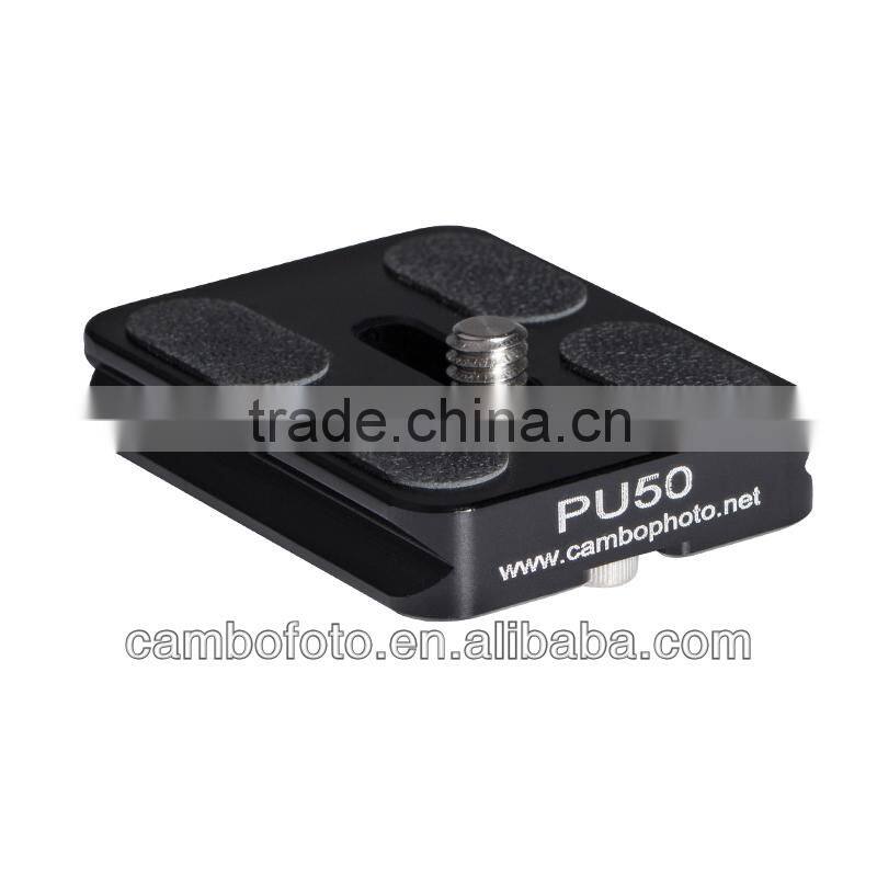 Succinct theodolite tripod quick release plate