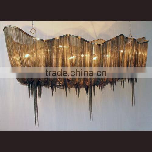 Atlantis Suspension Light - Long Fancy big pendant light for lobby