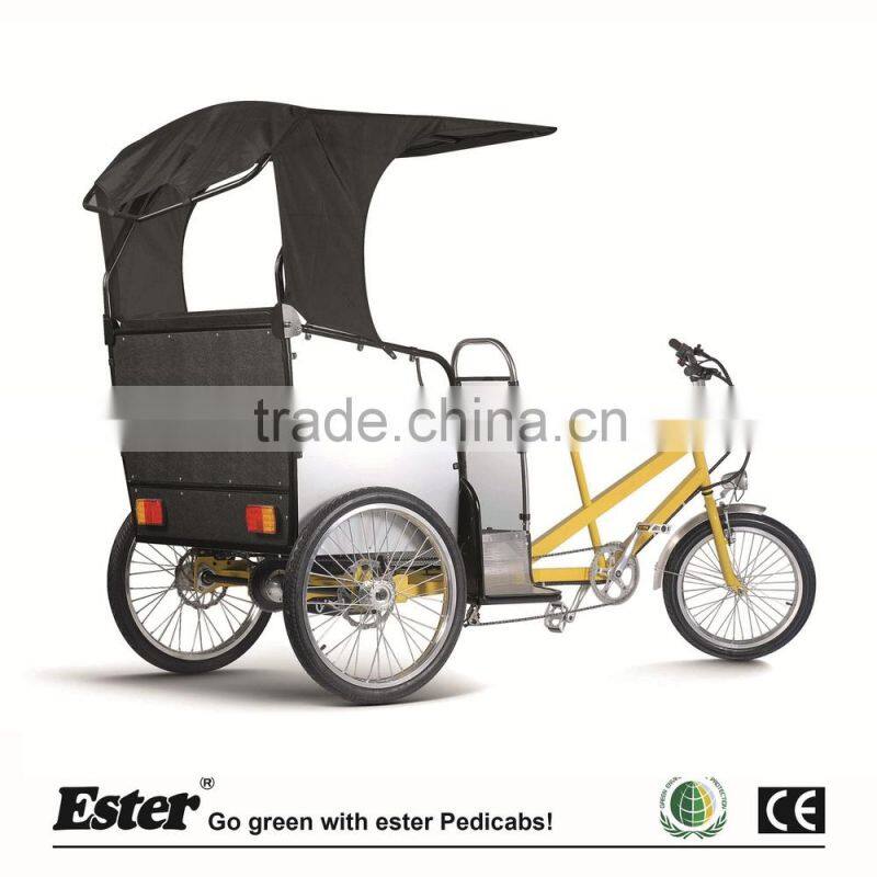Unique ESTER Pedal Passenger Pedicab with Tektro brake