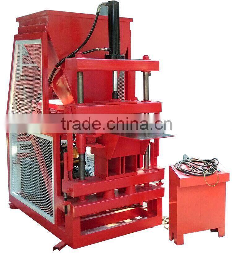 WT2-10 fully automatic interlocking brick machine in africa