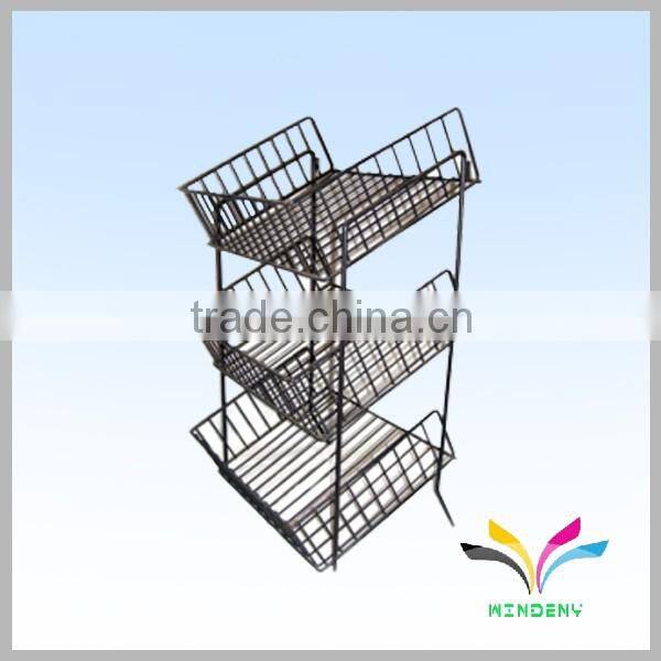 Functional Metal Supermarket Heavy Duty Storage Shelves Rack for Vegetables