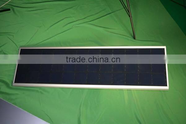 Solar power 110w all in one led street light, battery powered led street light