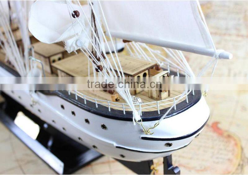 HOT sale handcrafted desk decor fishing sailing boat decor gift