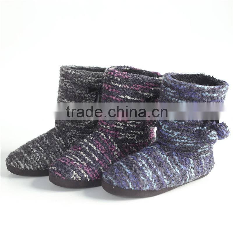 Ladies coral fleece indoor boot