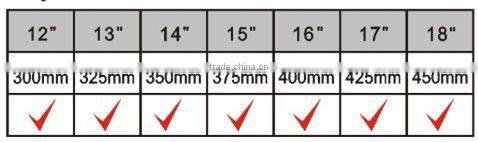 wiper motor specfication for back windshield rear wiper blade
