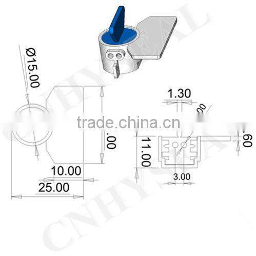 Tamper resistant meter seal CH605