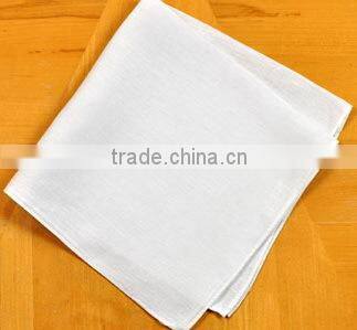 Plain cotton woman/men handkerchief