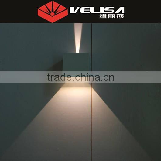 Alibaba express china 2x3w outdoor & exterior wall led light /wall light led/wall pack /wall cube outdoor manufacturers china