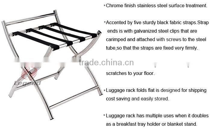 Five star hotel room foldable tray stand