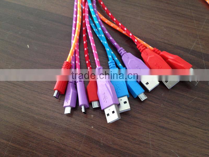 3Ft Micro USB charger cable universal 2.0 USB transfer cable for HTC Samsung