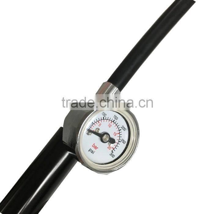 High pressure bicycle shock pump +bicycle front fork pump with 230 psi