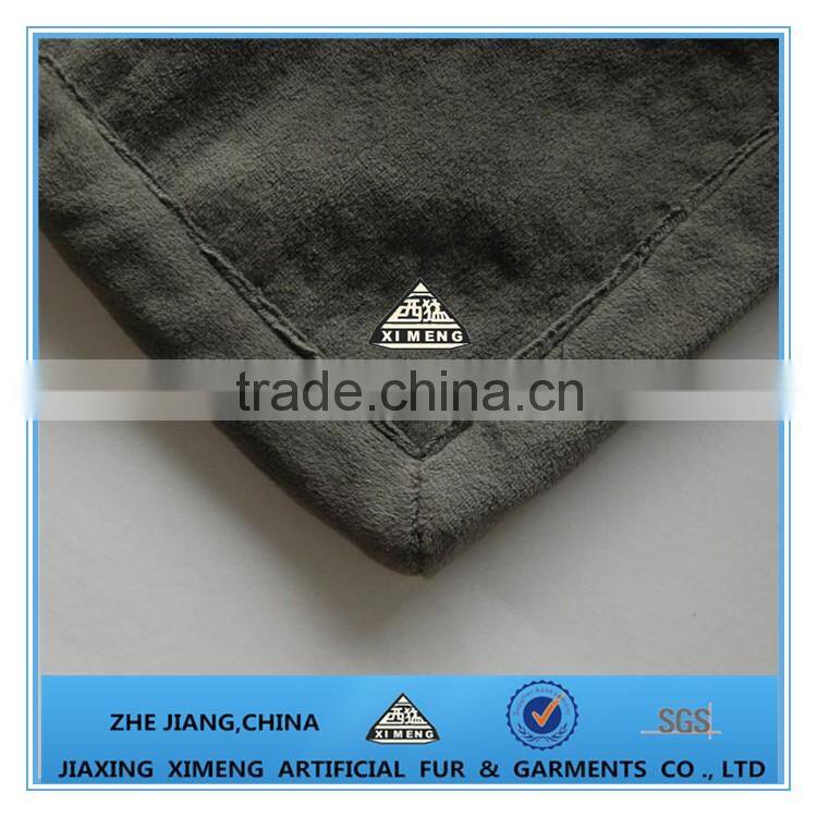 dark brown faux fur blanket factory china for sofa