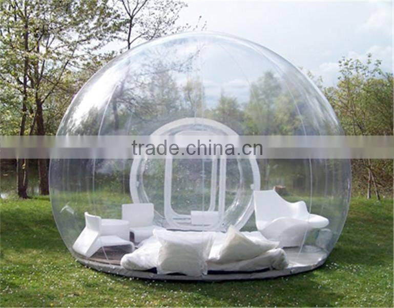 LED Light inflatable bubble room tent house prices