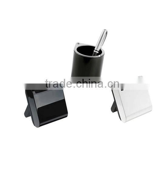 Top grade silver brush pot metal pen holder