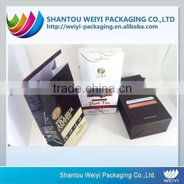 Clear Window bleached kraft paper Tin Tie bag with square bottom