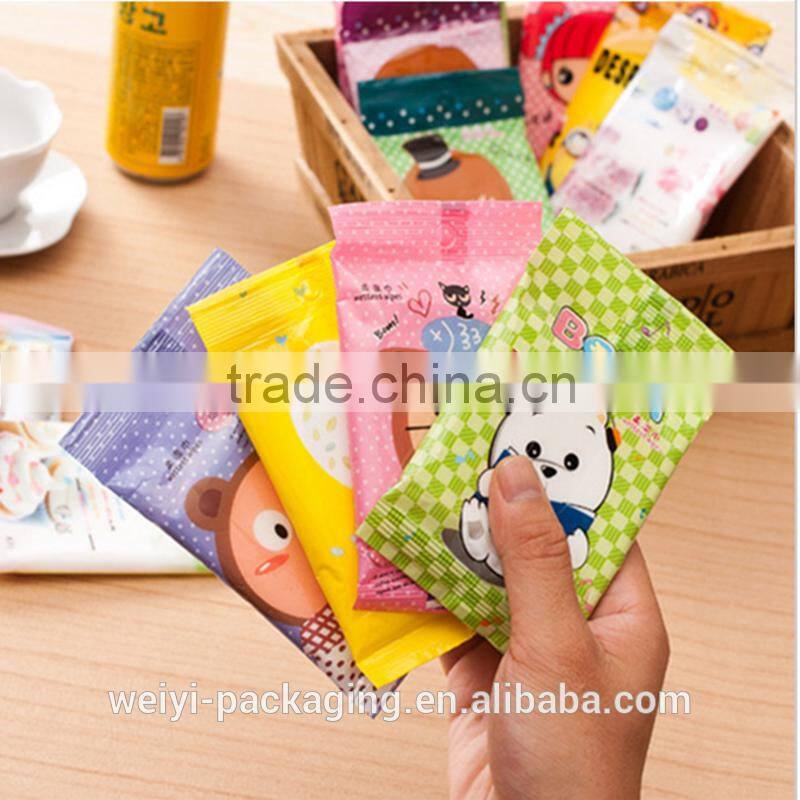wet refresh tissue paper packaging/baby wet wipe tissue packaging