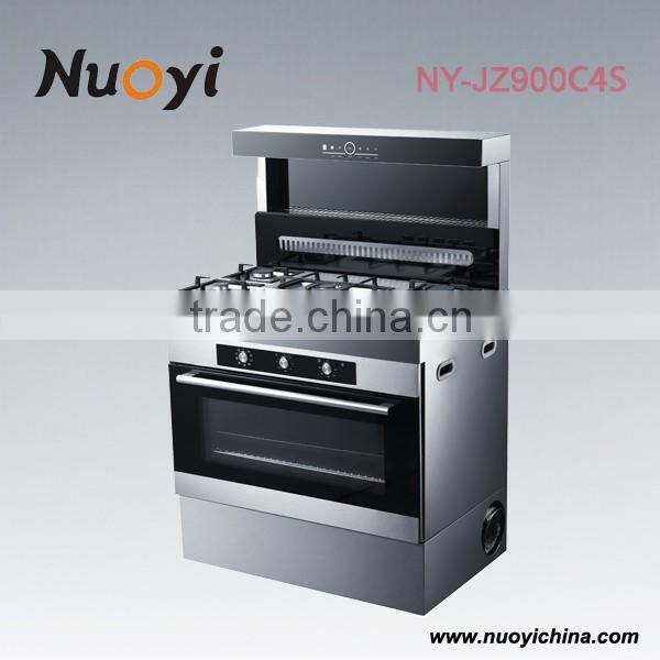NY-JZ900E2S fashion beauty 5 burner gas cooker with oven easy Operating and working with safety device
