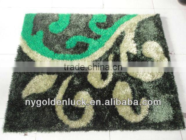 rubber backed shaggy hand tuft carpet