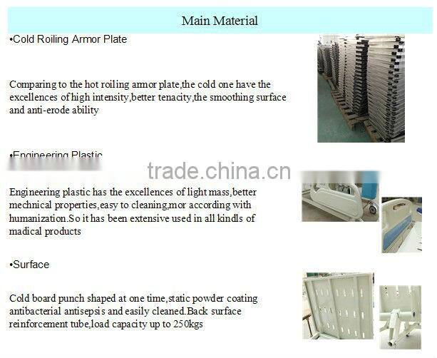 Best Selling Two Functions Medical Bed Two Cranks China Medcial Bed