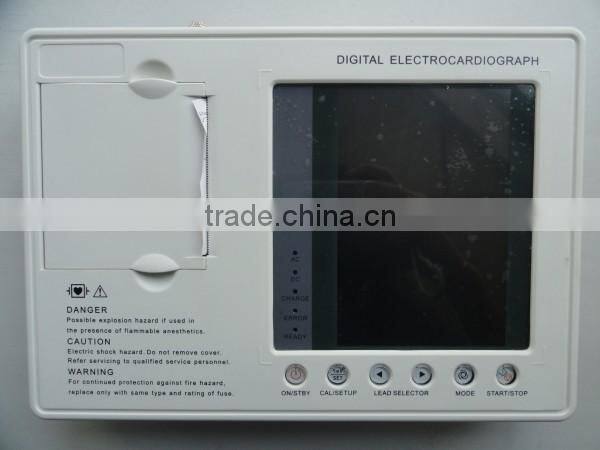 Digital 3 Channel ECG cardiograph Machine, Portable electrocardiogram