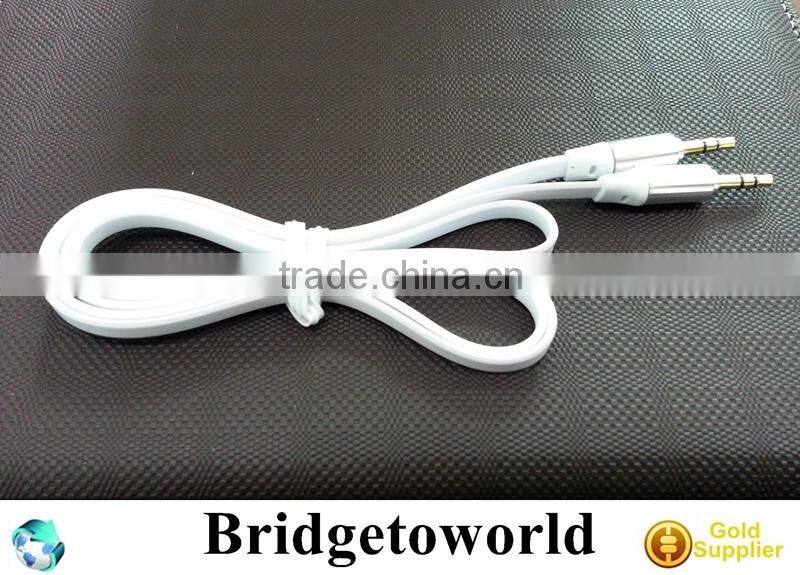 3.5 Stereo audio cable with high quality aux cable with Aluminum casing