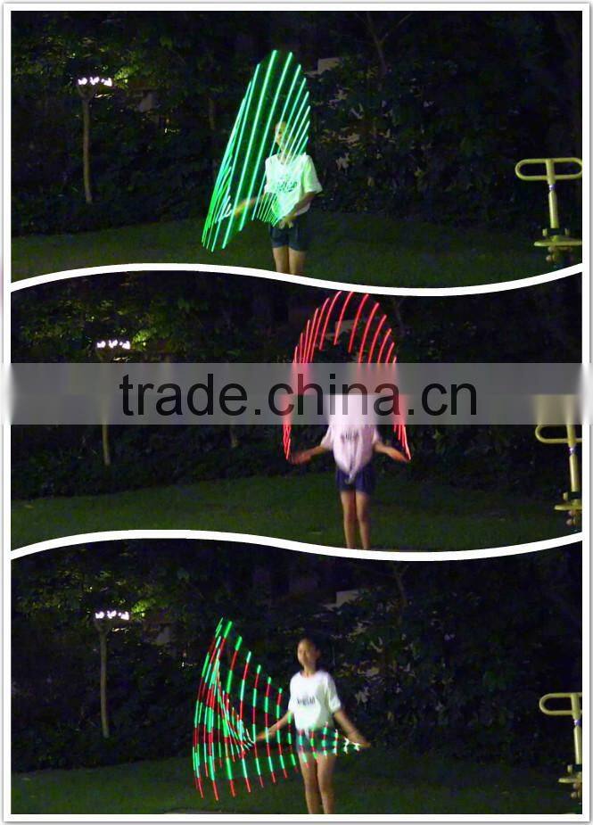 2015 Fashion design Bluuing brand new funtion led rope light jump ropes outdoor &indoor