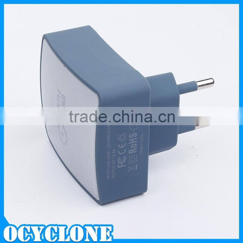 Alibaba supplier universal usb power adapter 5V EU plug with retail package