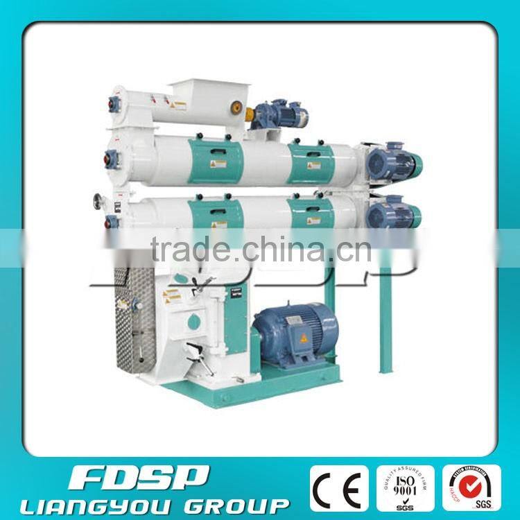 Low investment 4-6tph animal feed pellet line plant