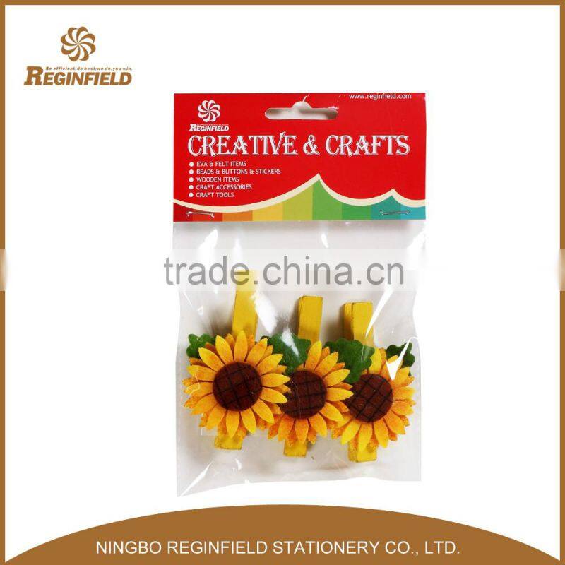 2016 NEW DESIGN DIY CLIP, WOODEN CLIP, FELT CLIP