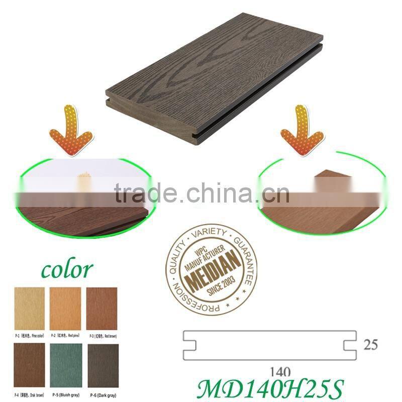 wood plastic composite decking wholesale with cheap price