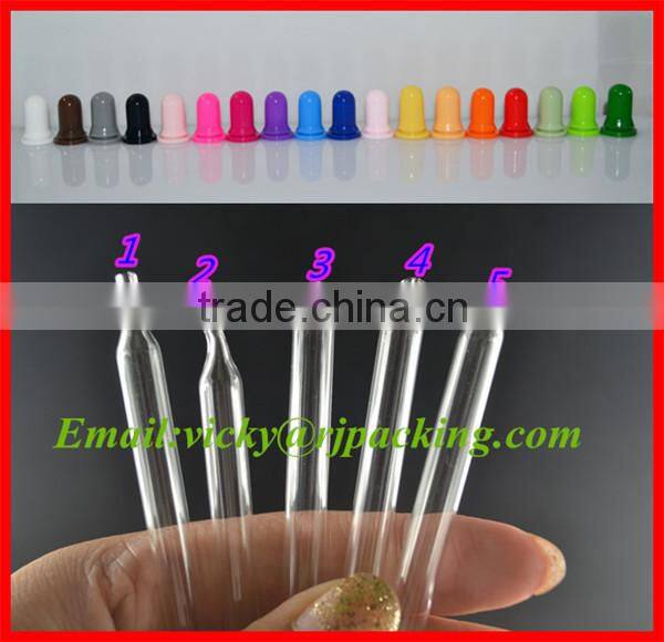 red painting 1oz skull shape glass dropper bottle for e-liquid in stock