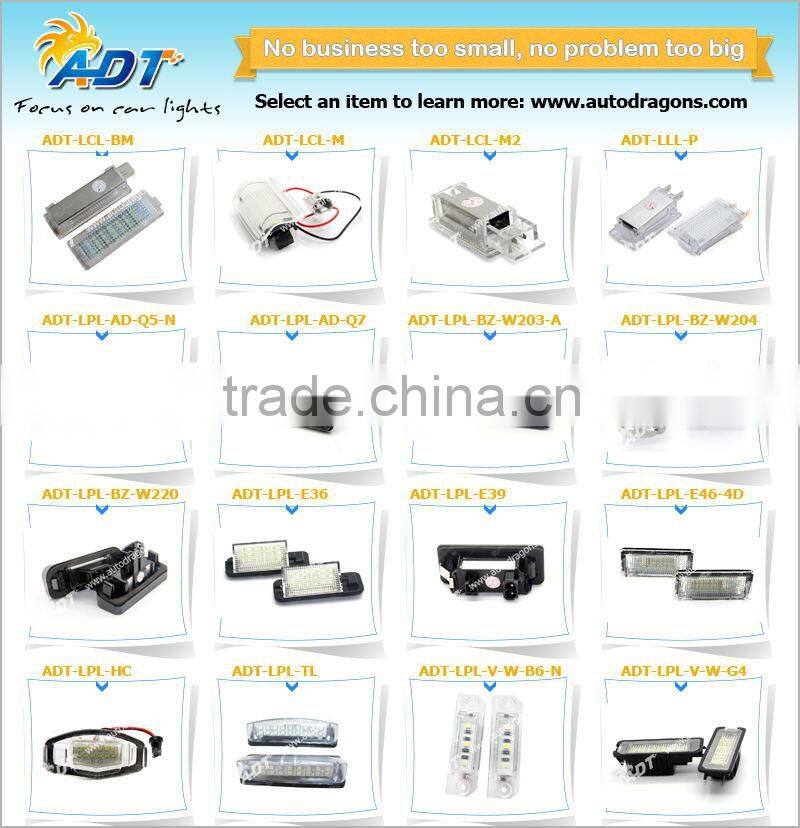 Canbus super white license plate lamp for Toyota for Lexus for Mitsubishi with Emark