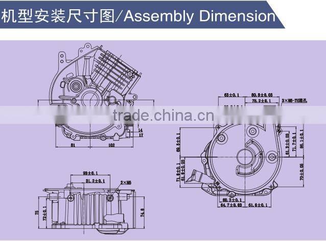 Boat Usage and Gasoline Fuel 4 stroke 6hp outboard motor gasoline engine