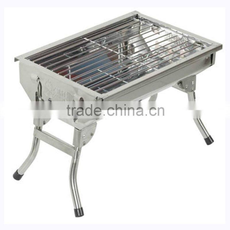 Stainless Steel Outdoor Barbecue Grill with Barbecue Grill Table