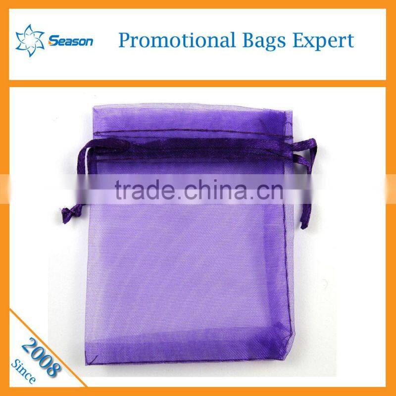 Customized Printed Personalized Organza Bag Wholesale Cheap Draw String Bags tea bag
