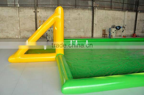 Outdoor cheap adult inflatable football soap game