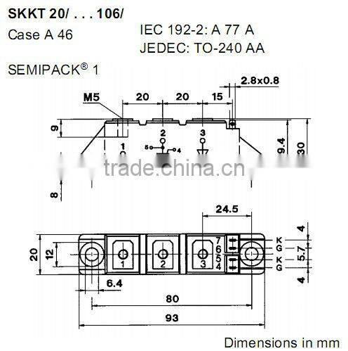 SKKH92/08 igbt module bsm50gx120dn2
